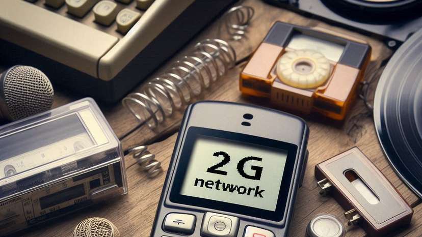 A phone using 2G network