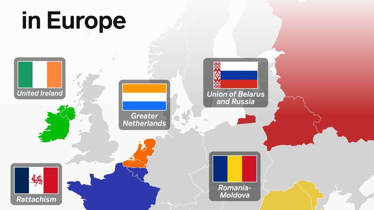 Europe’s unification movements range from Irish unity to the Russia-Belarus Union State