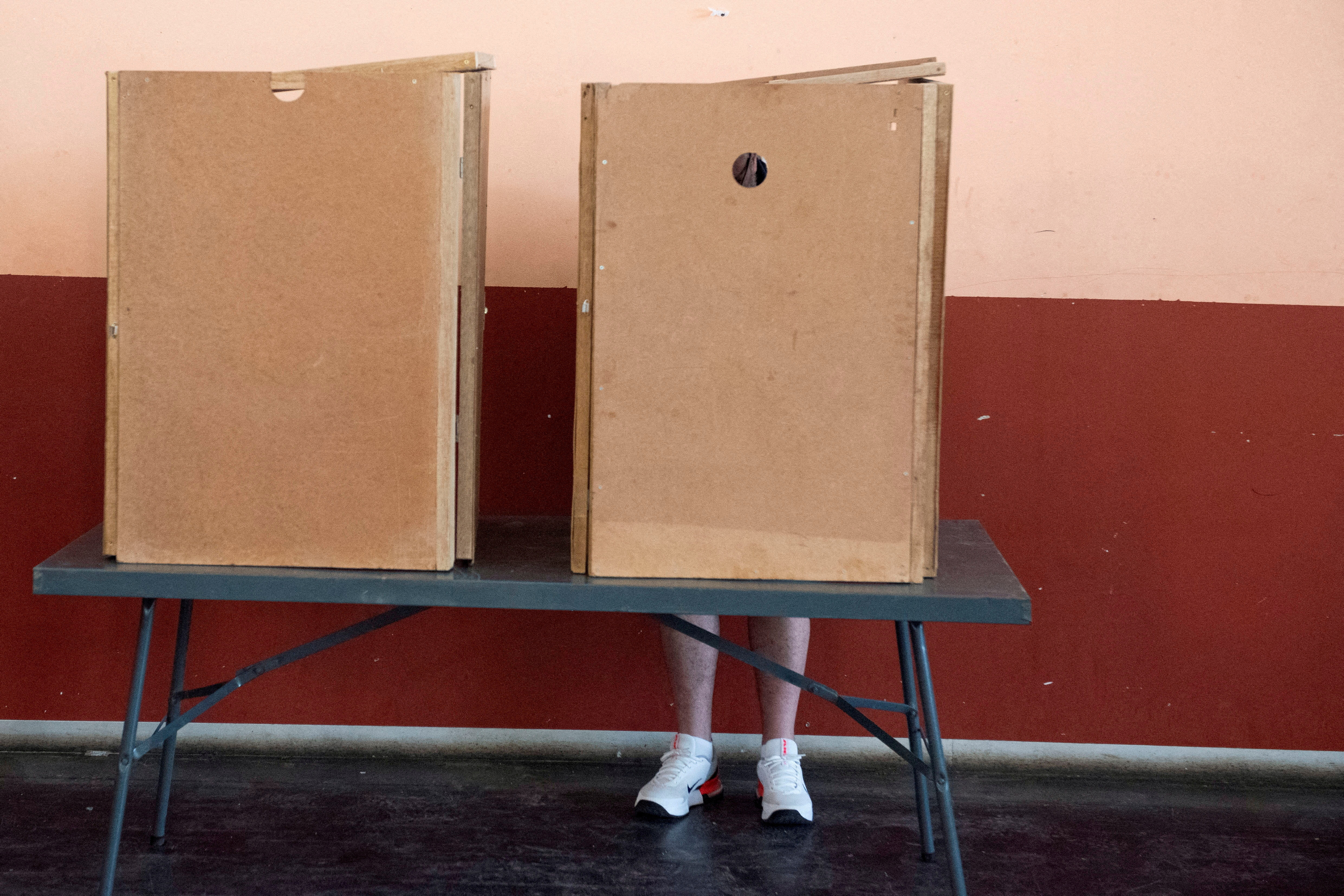 FILE PHOTO: Namibians head back to the polls after voting delays