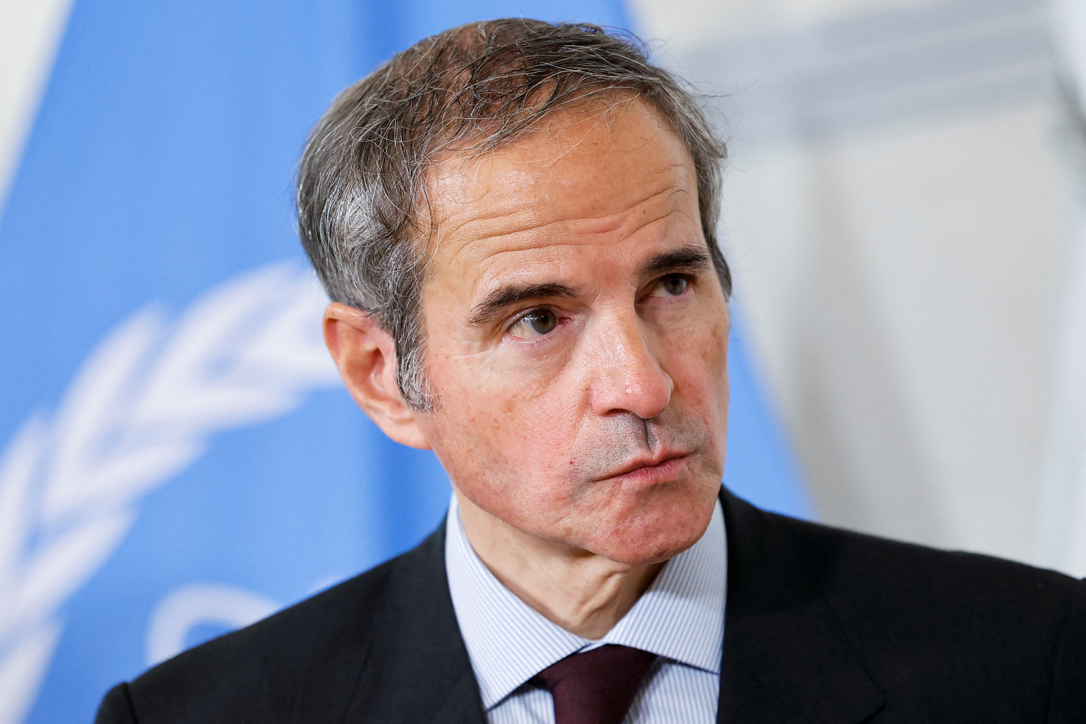 Doorstep with IAEA Director General Rafael Grossi