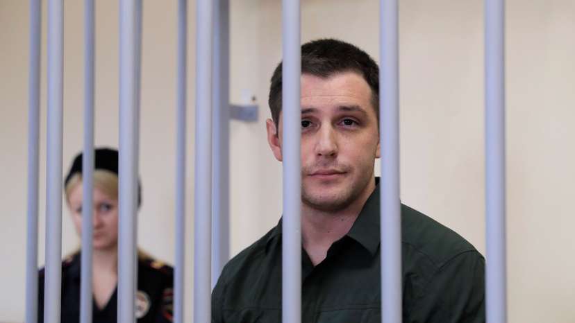 U.S. ex-Marine Reed attends a court hearing in Moscow