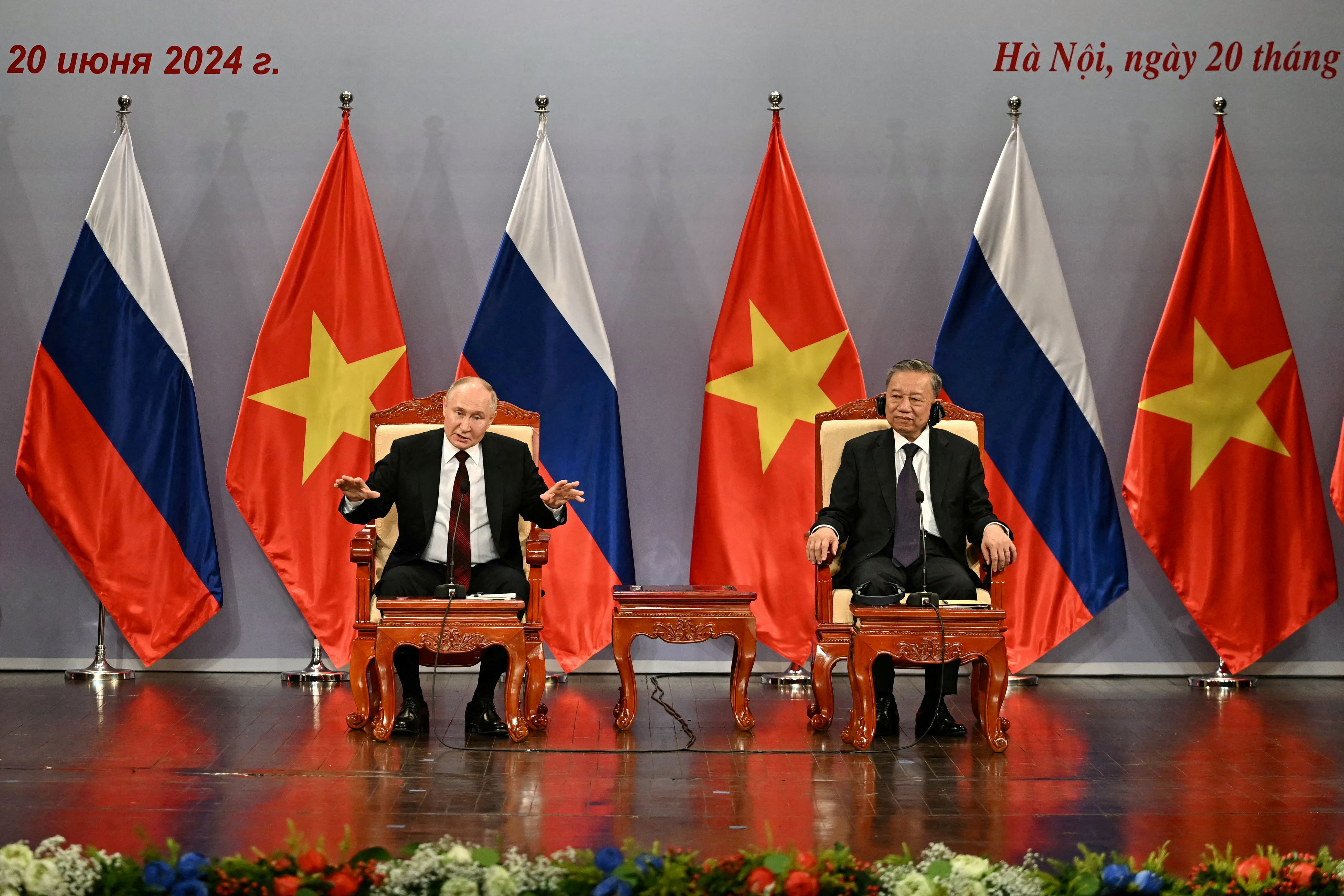 FILE PHOTO: Russia's President Putin visits Vietnam
