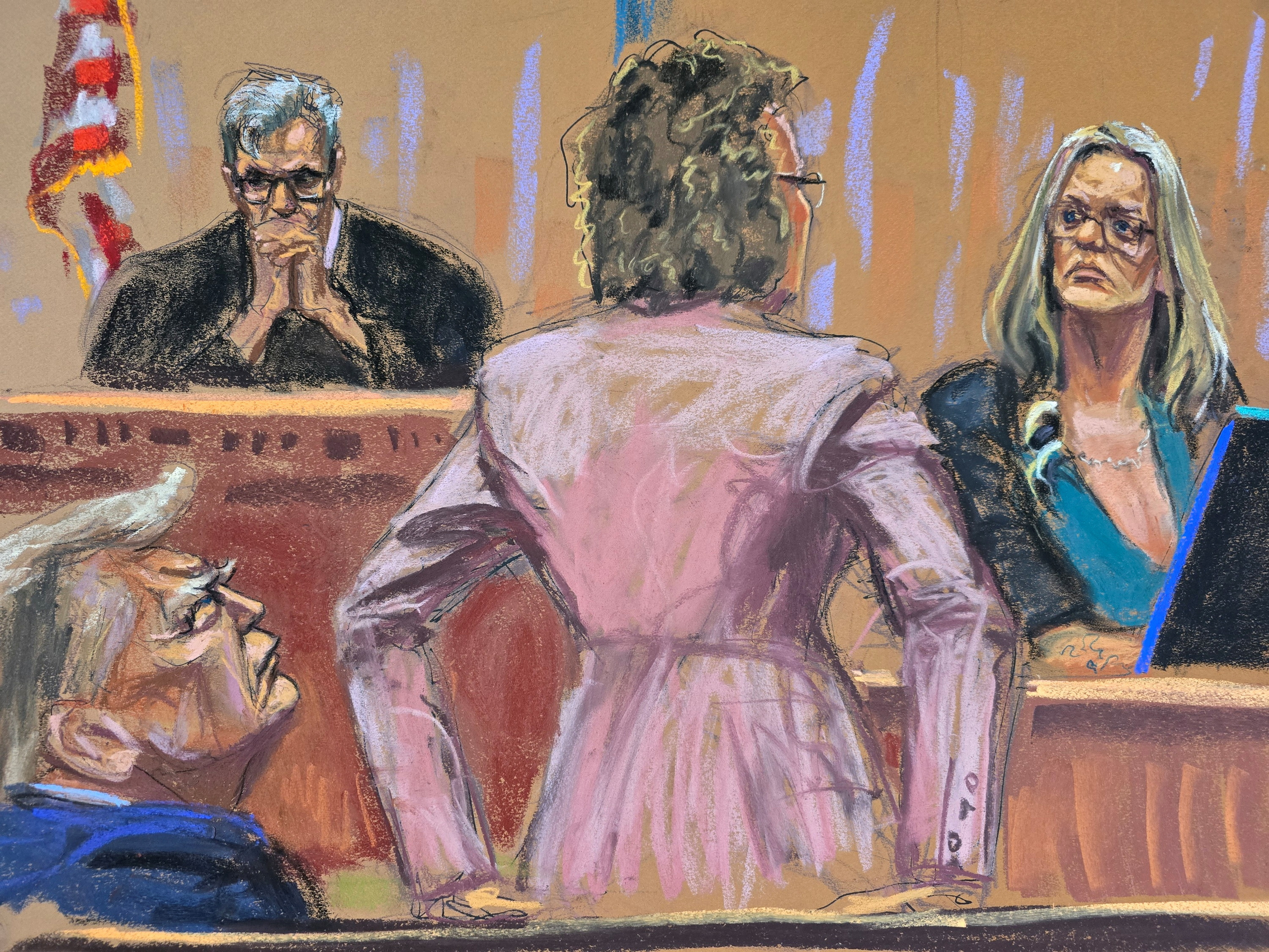 Former U.S. President Donald Trump appears at court in New York