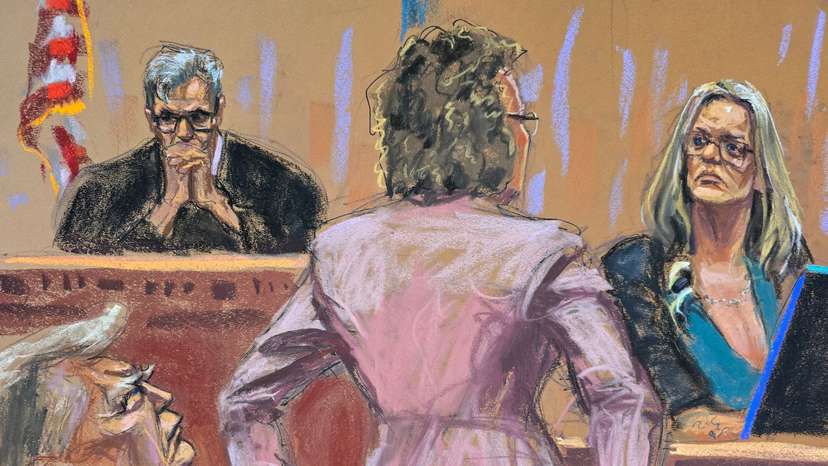 Former U.S. President Donald Trump appears at court in New York