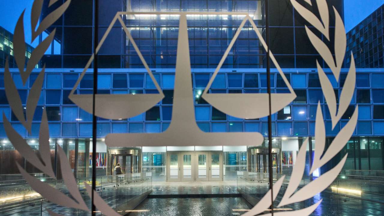 Exterior view of the International Criminal Court (ICC), in The Hague