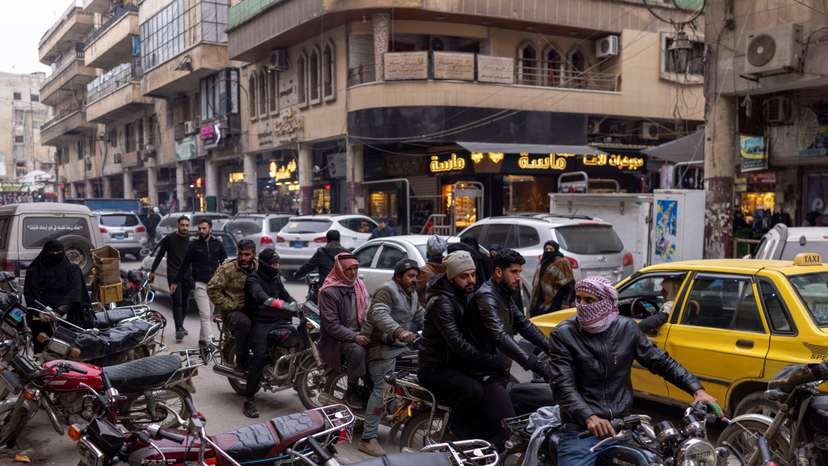 Daily life in Idlib, a Syrian city where HTS had maintained an administration at the time when Syria's civil war front lines were frozen