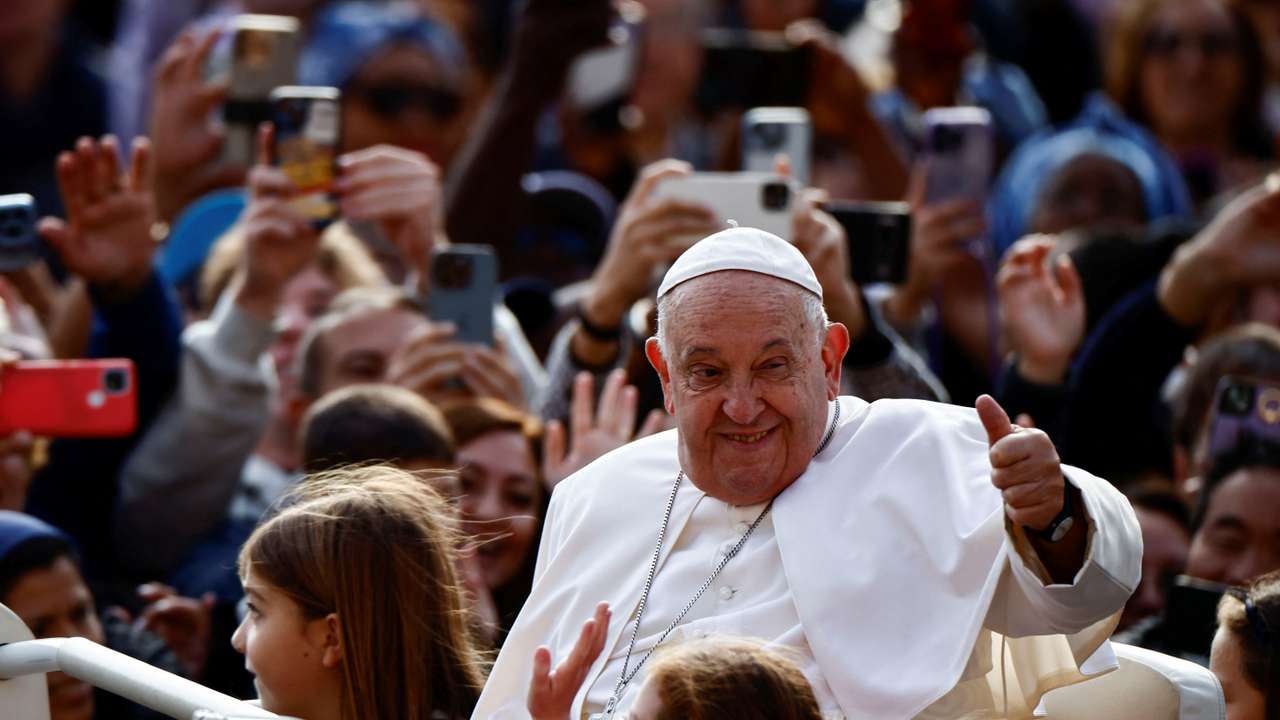 Pope Francis holds weekly audience