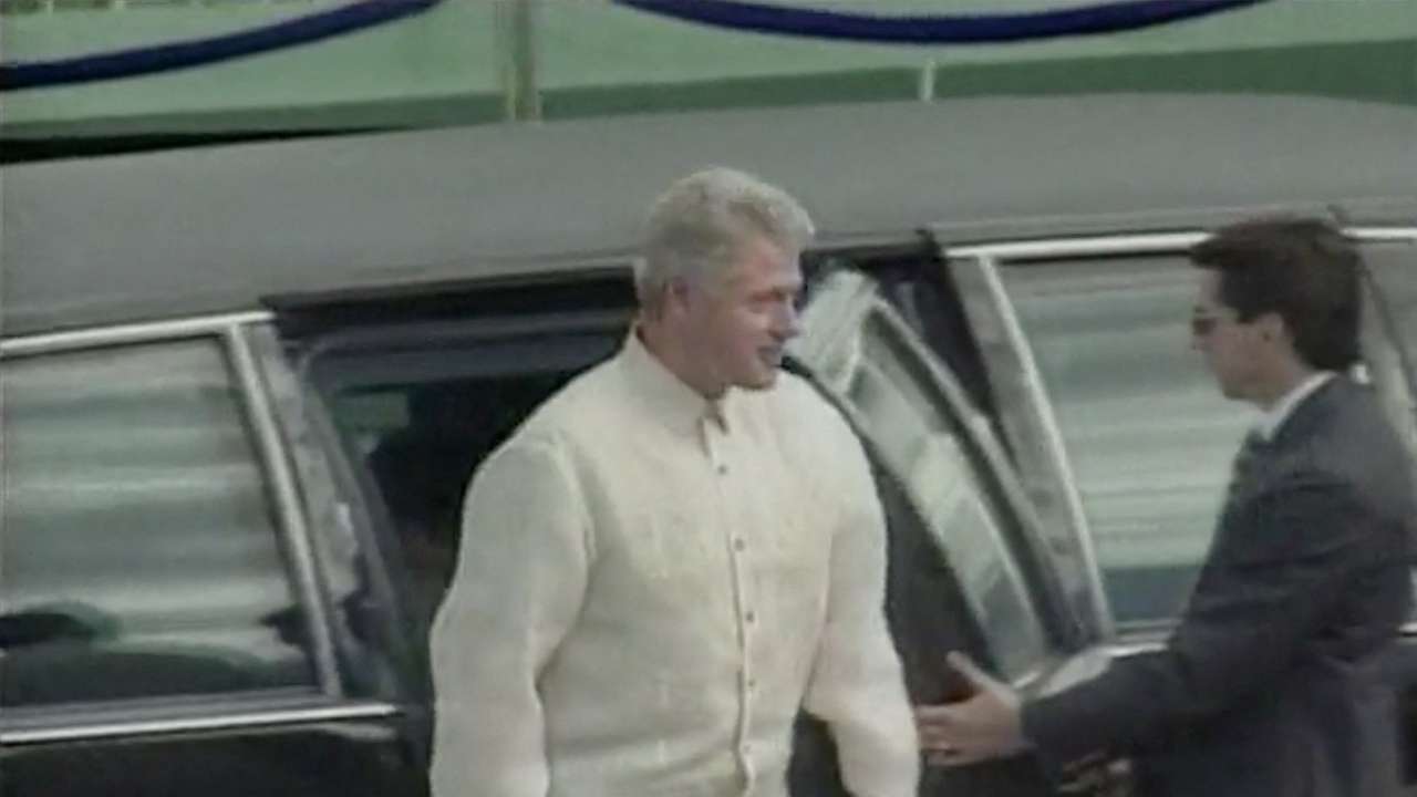 U.S. President Bill Clinton attends the APEC Summit in Manila