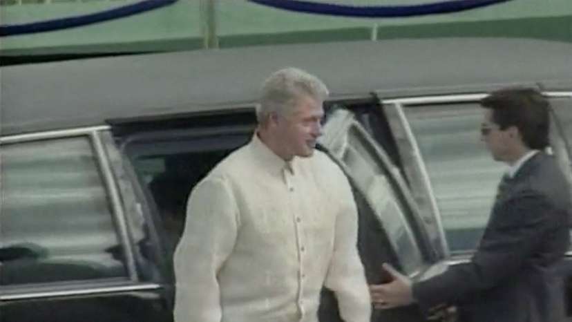 U.S. President Bill Clinton attends the APEC Summit in Manila