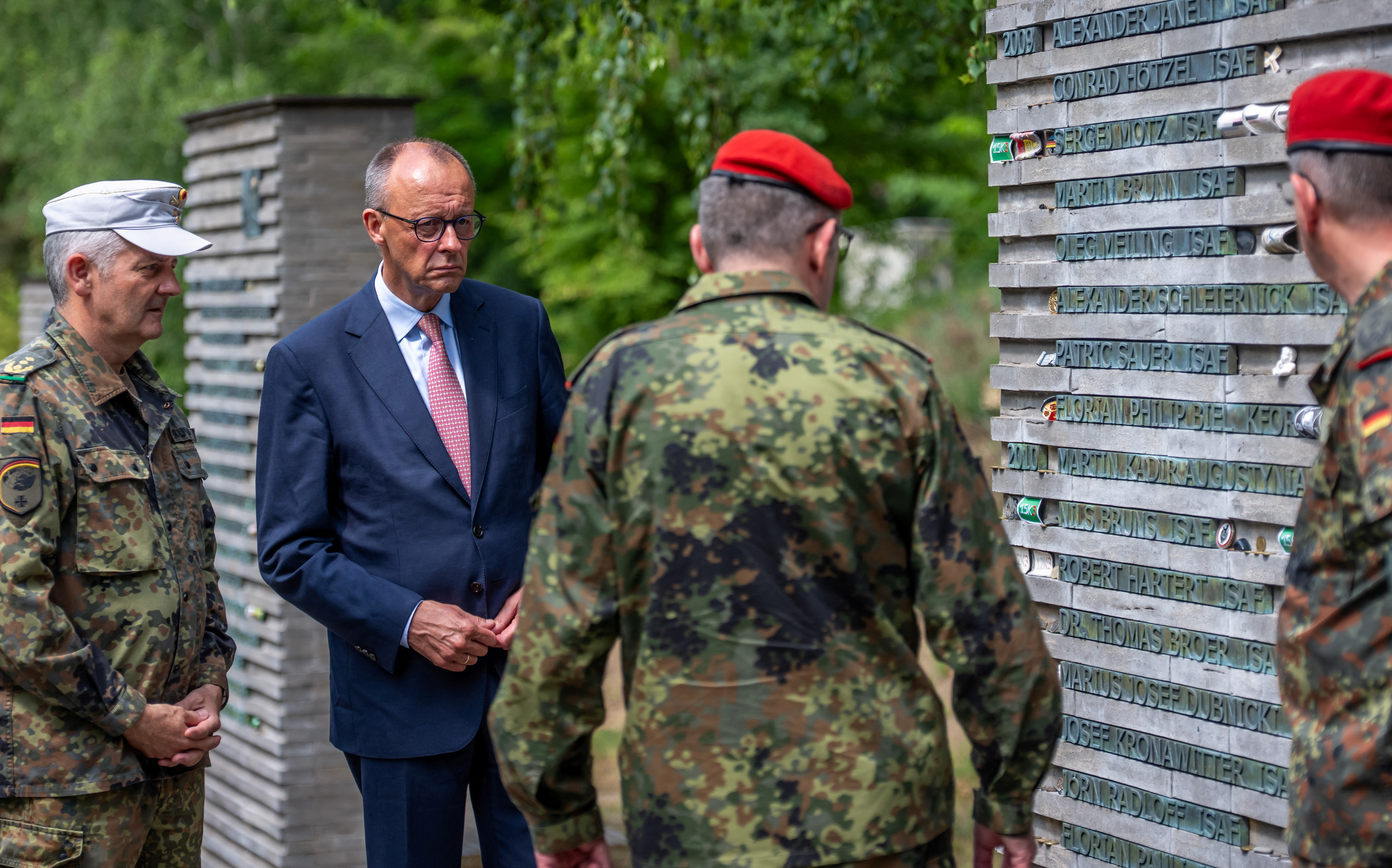 German Chancellor Merz visits military’s operational command