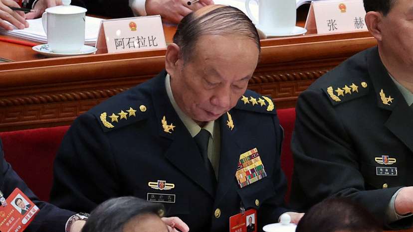 FILE PHOTO: Central Military Commission (CMC) member Zhang Shengmin in Beijing