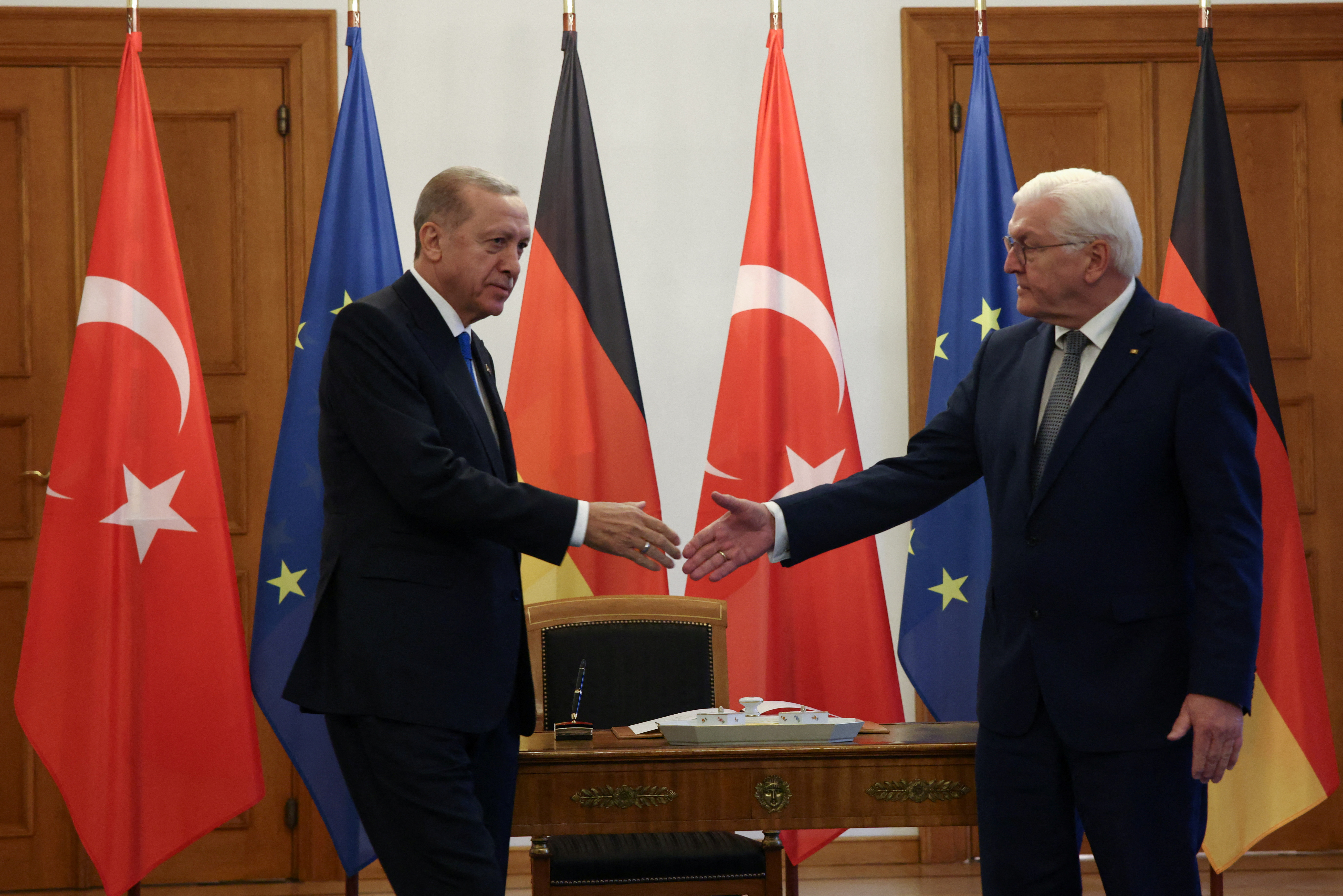 Turkish President Erdogan visits Germany