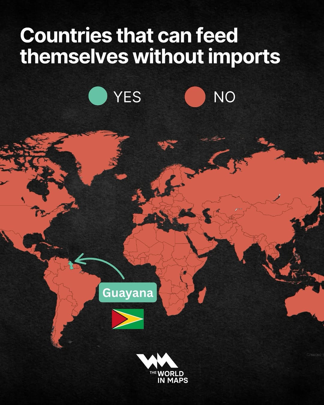Guyana has just secured a surprising and historic distinction- the world’s only fully food self-sufficient country. A 2025 study published in Nature Food analyzed 186 nations across seven crucial food groups—fruits, vegetables, dairy, f