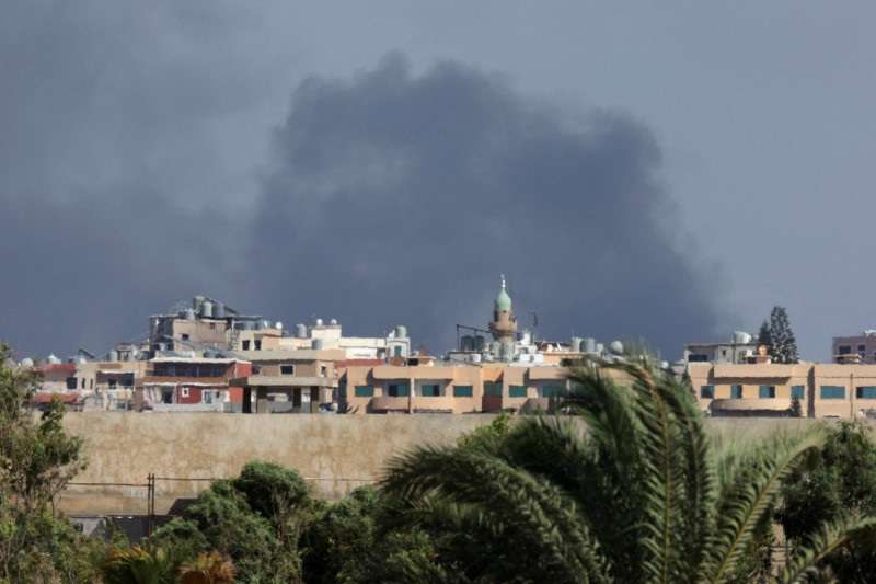 A view shows Lebanese southern villages, as seen from Tyre