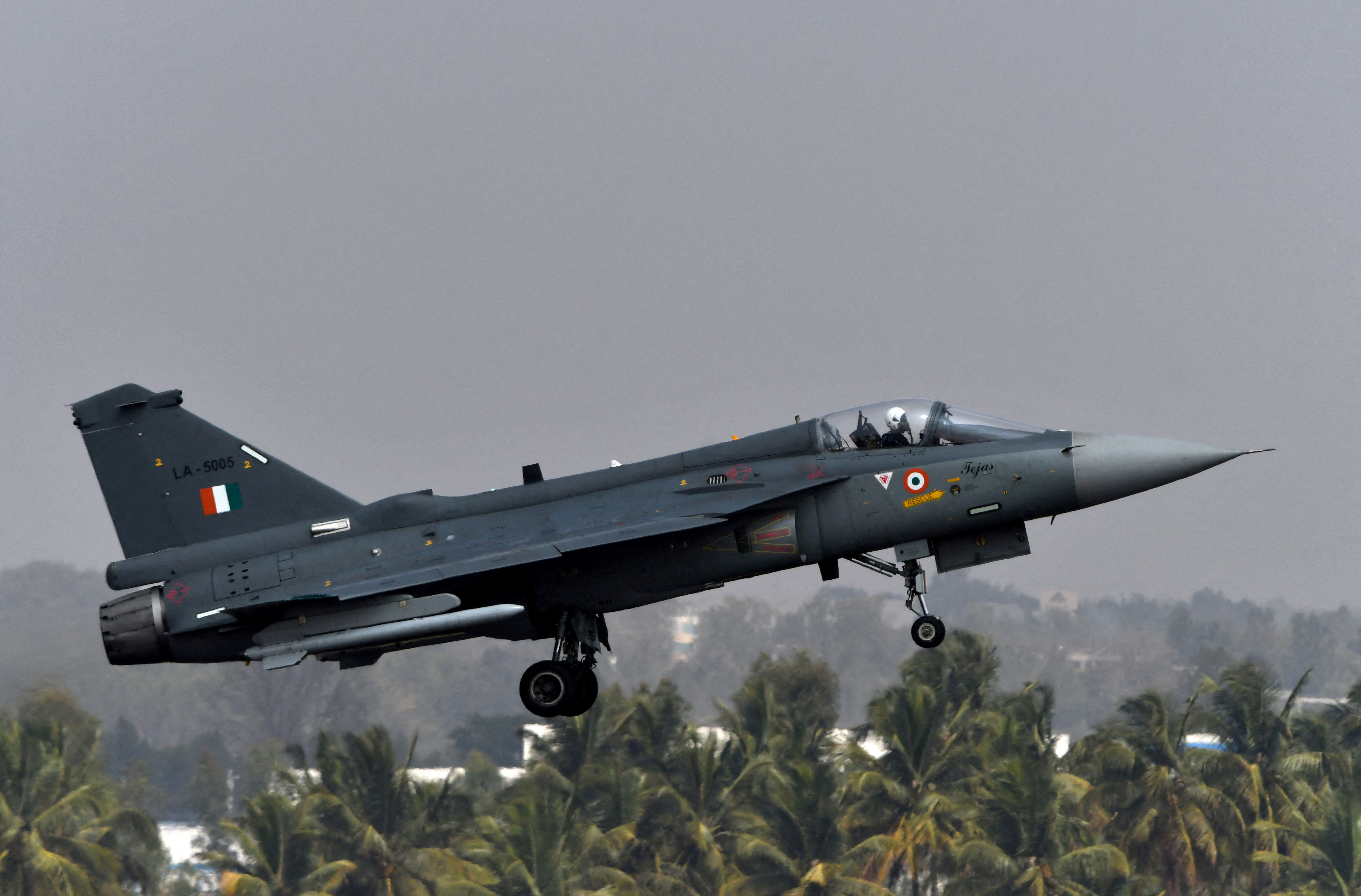 FILE PHOTO: "Aero India 2021" air show at Yelahanka air base in Bengaluru