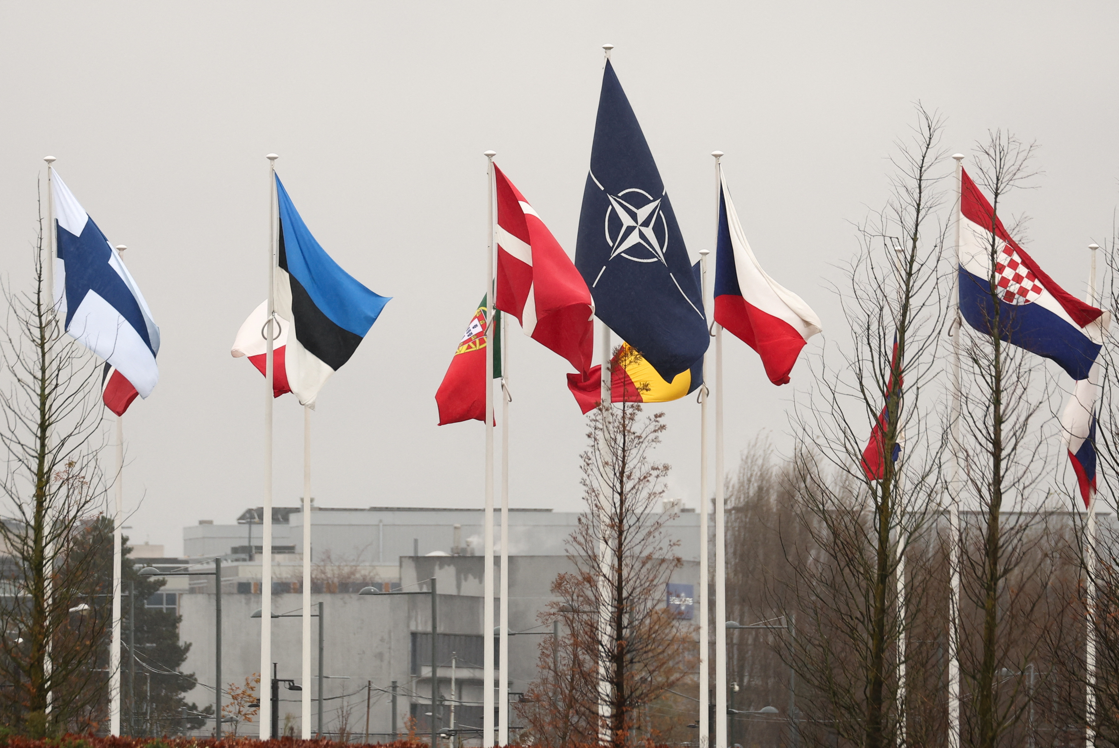 NATO Secretary-General Stoltenberg holds a press conference, in Brussels
