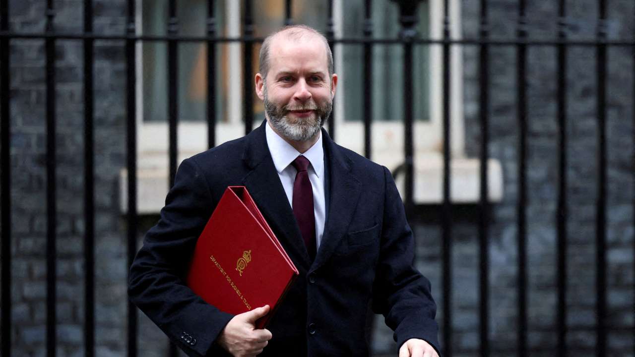 FILE PHOTO: Britain's Secretary of State for Business and Trade Jonathan Reynolds