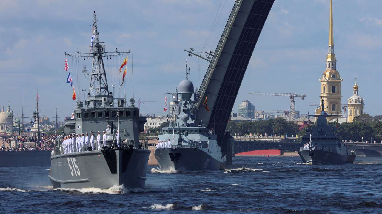 Russia marks Navy Day