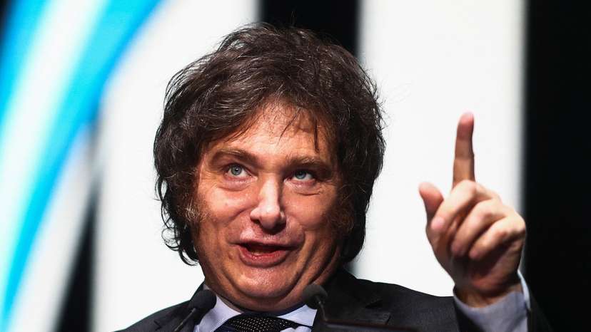 Argentine presidential candidate Javier Milei closes his political campaign in Buenos Aires