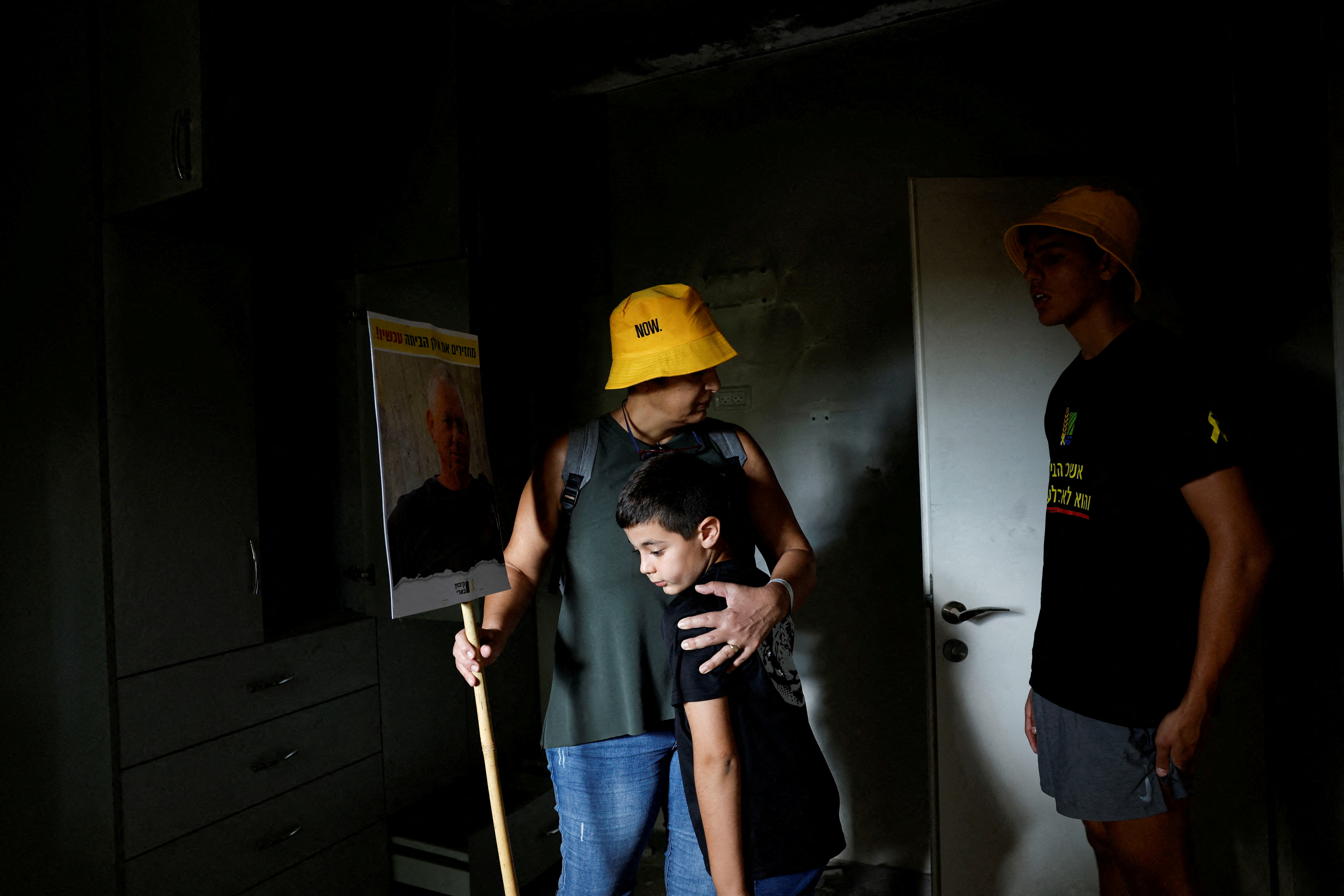 FILE PHOTO: Anniversary of October 7 attack, in Kibbutz Beeri