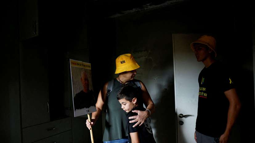 FILE PHOTO: Anniversary of October 7 attack, in Kibbutz Beeri