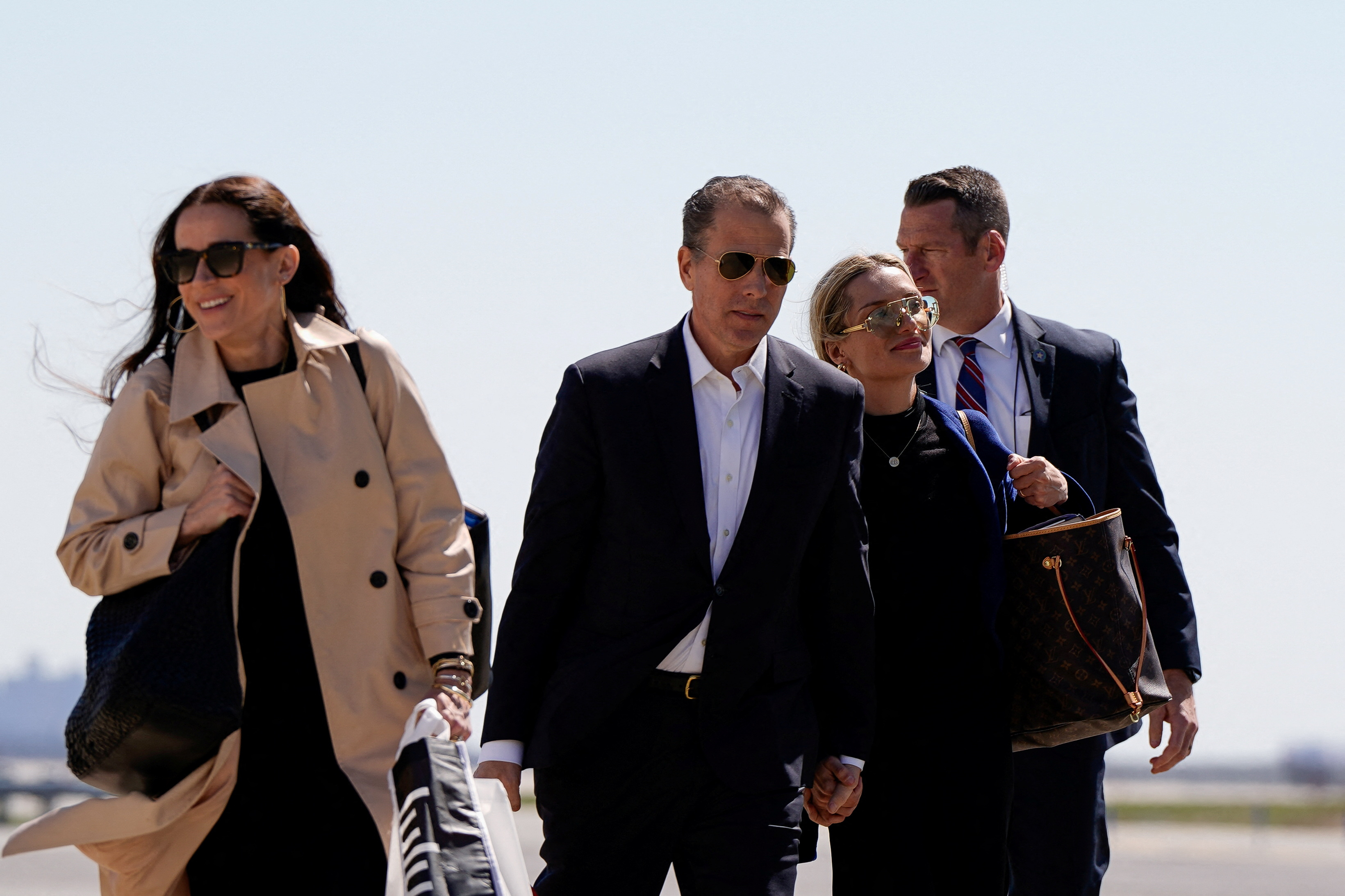 U.S. President Joe Biden departs John F. Kennedy International Airport, in New York