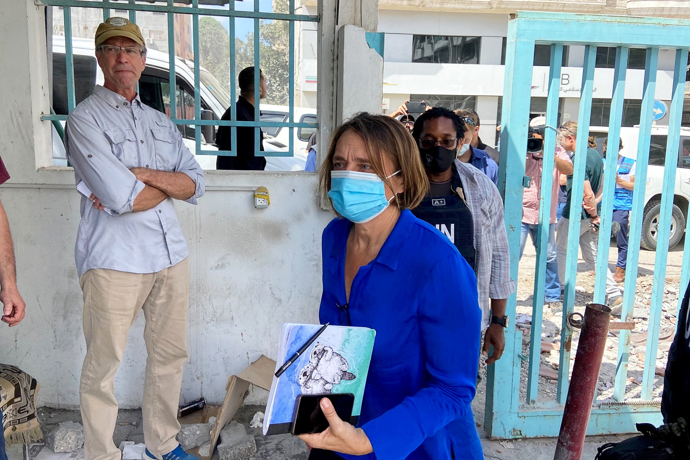 FILE PHOTO: Lynn Hastings visits Gaza