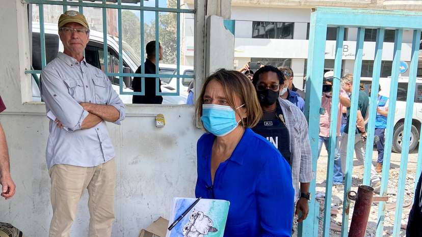 FILE PHOTO: Lynn Hastings visits Gaza