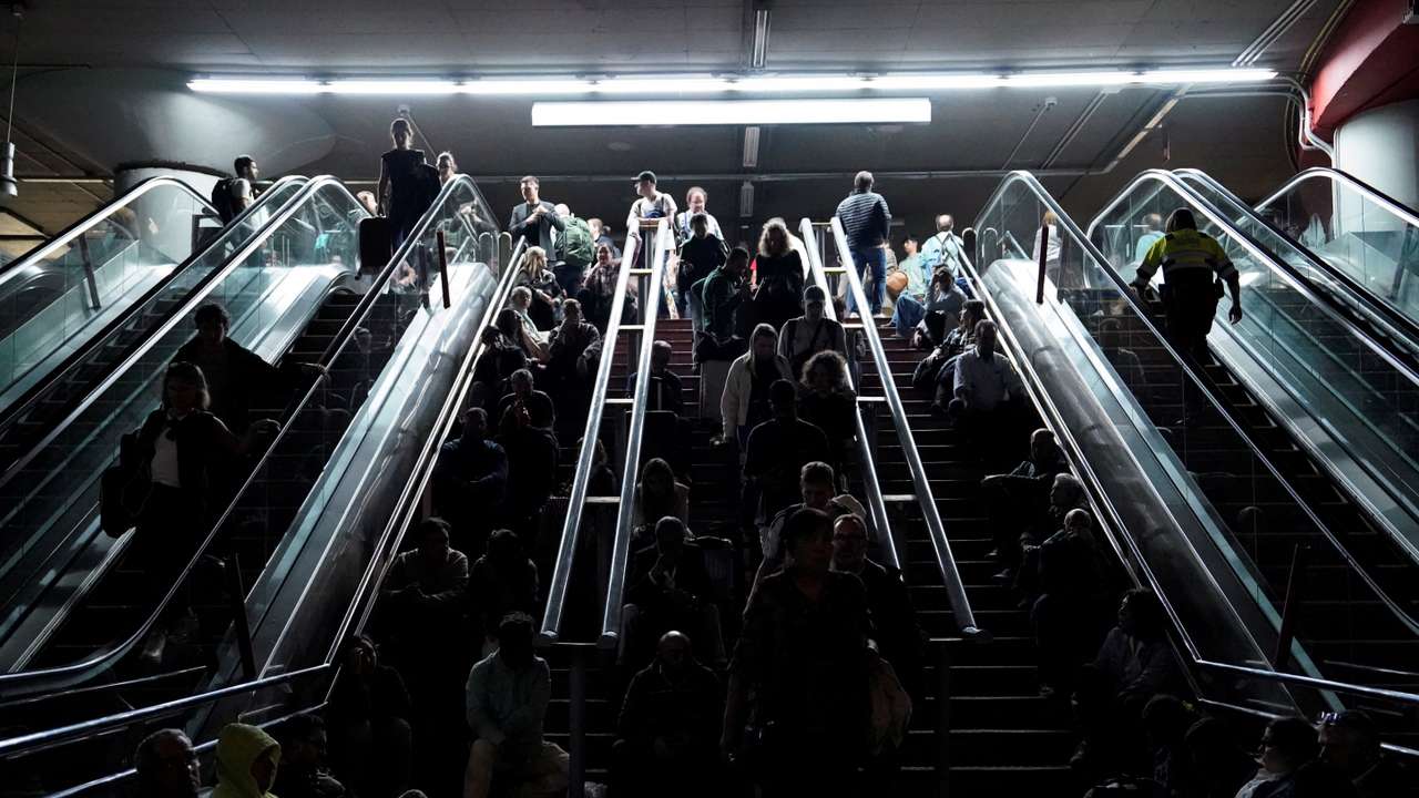 Power outage in Madrid