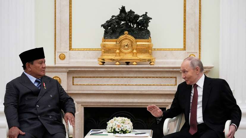 Russian President Putin hosts Indonesian President Subianto for talks in Moscow