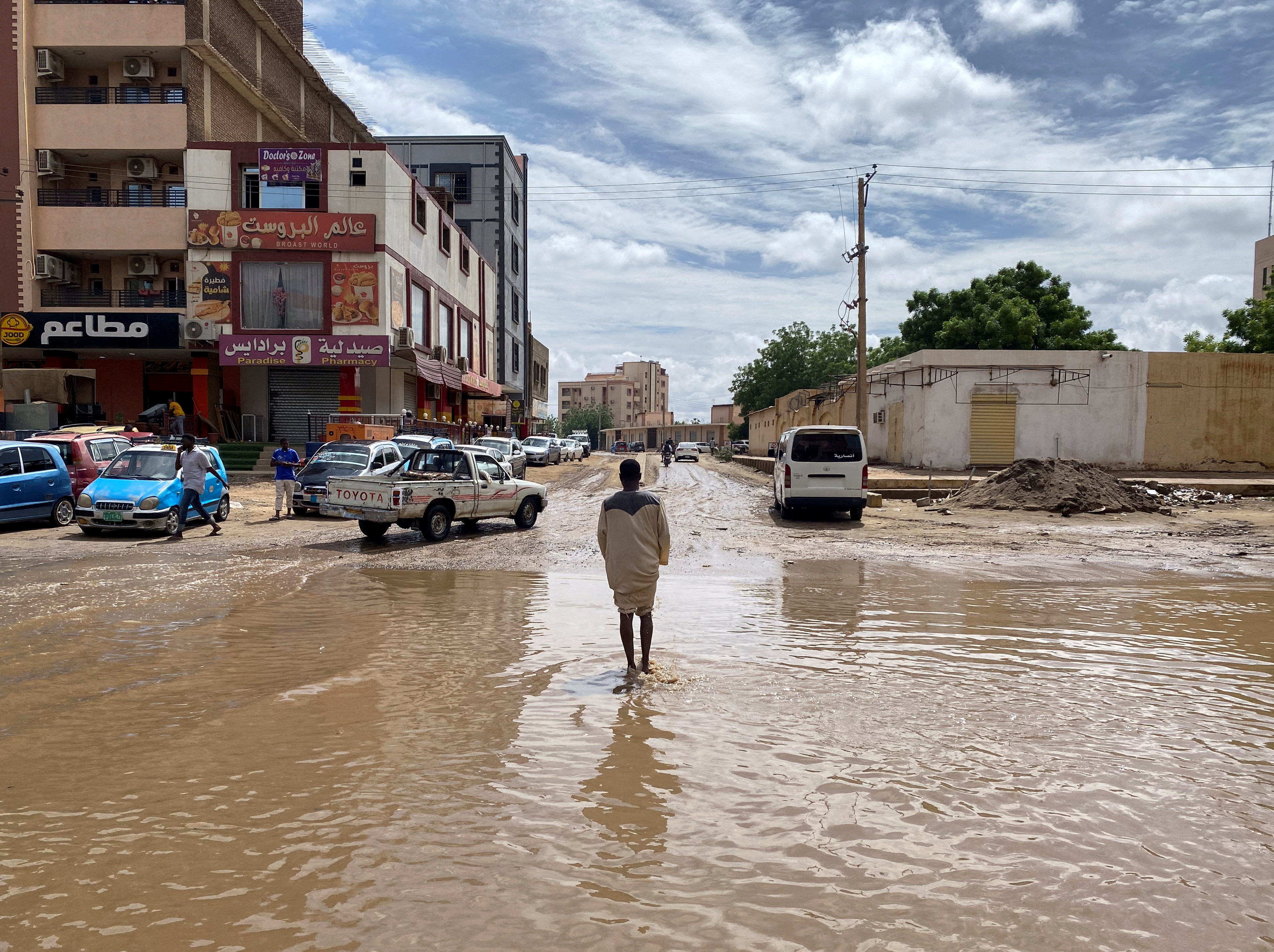 FILE PHOTO: Heavy rainfall in Kassala, eastern Sudan