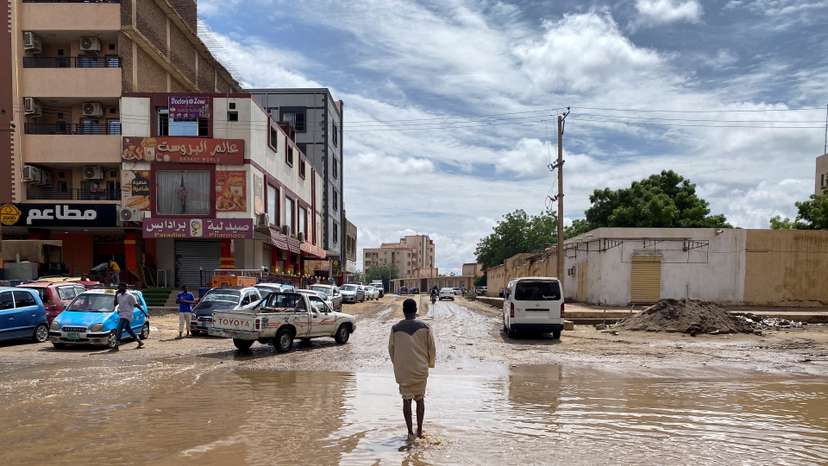 FILE PHOTO: Heavy rainfall in Kassala, eastern Sudan