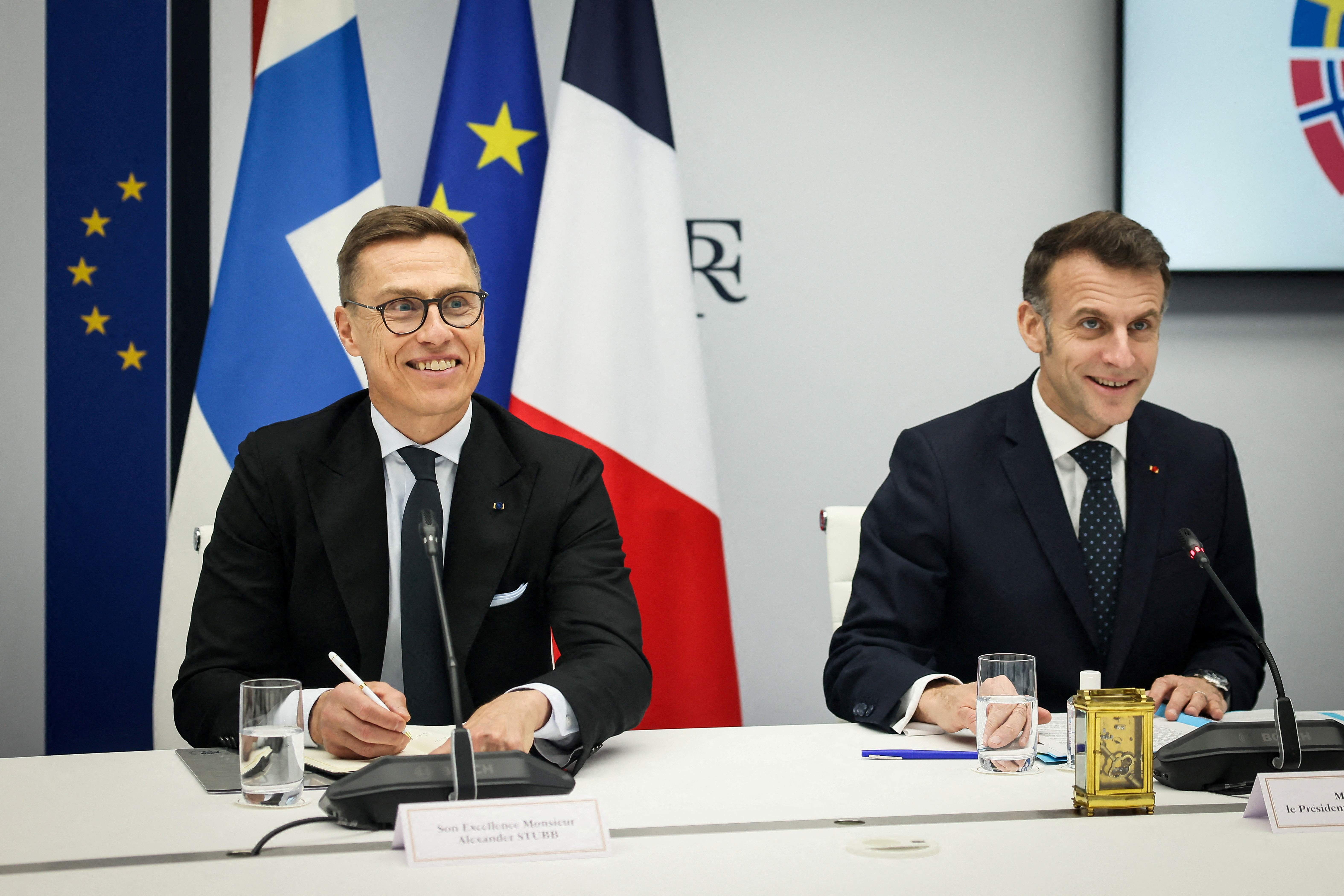 FILE PHOTO: Finland's President Alexander Stubb in Paris