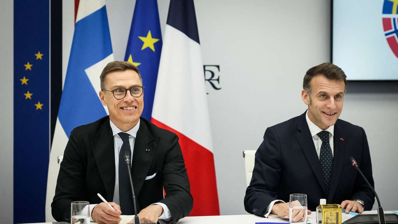 FILE PHOTO: Finland's President Alexander Stubb in Paris
