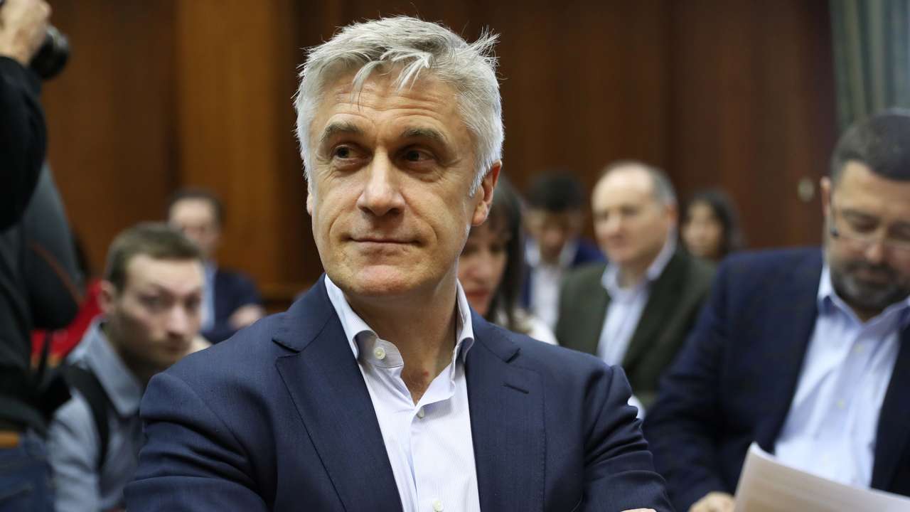 U.S. investor and founder of the Baring Vostok private equity group Michael Calvey attends a court hearing in Moscow