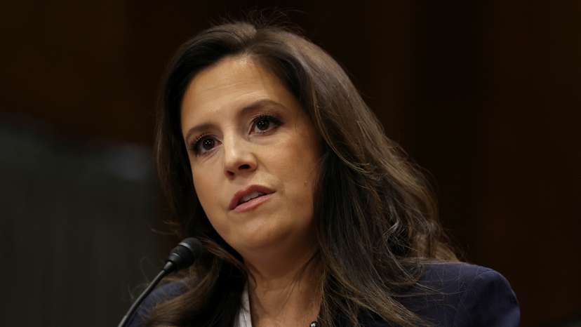 U.S. Rep. Stefanik (R-NY) testifies before a Senate Foreign Relations Committee confirmation hearing, in Washington