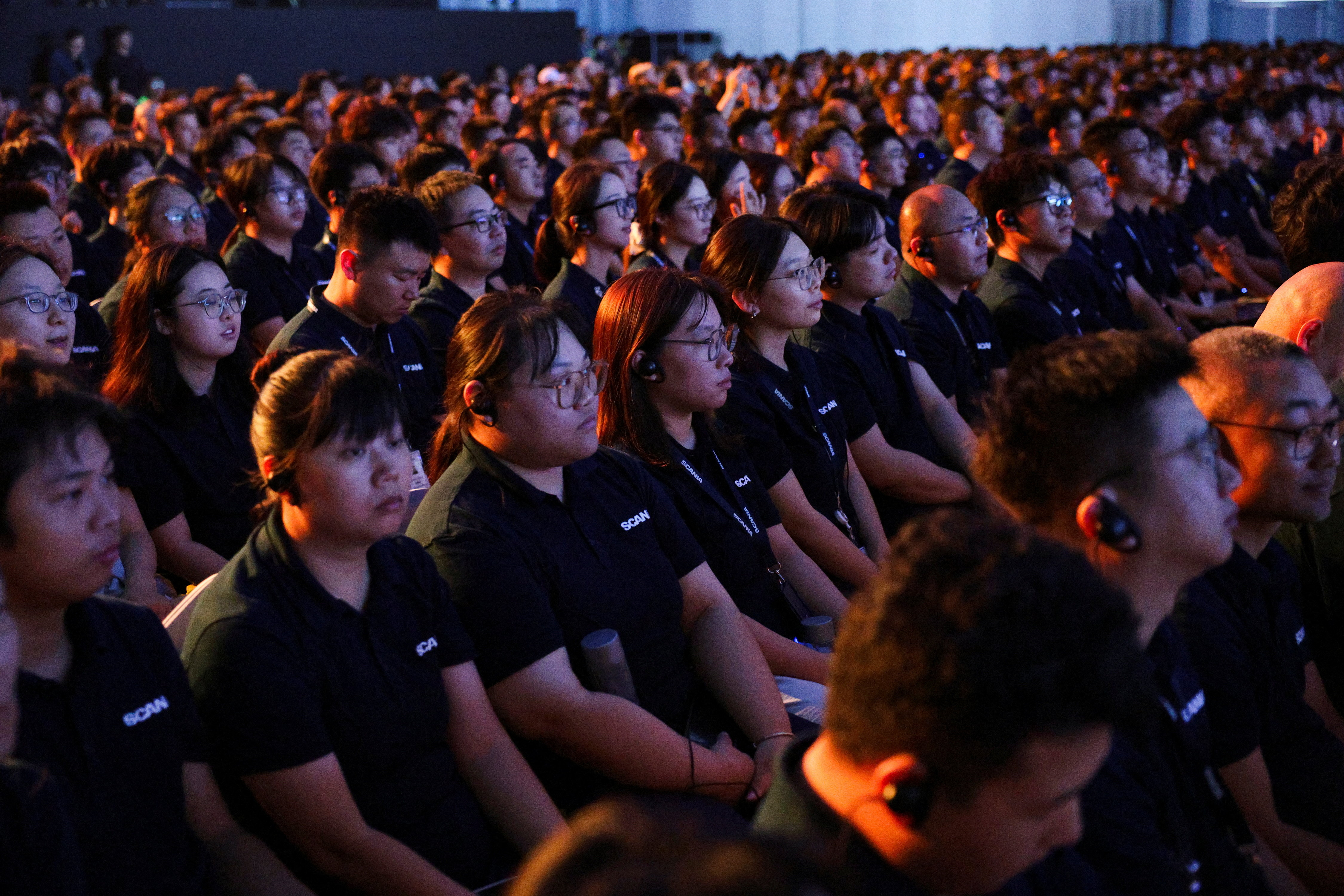 Inauguration ceremony of Scania's production line in Rugao