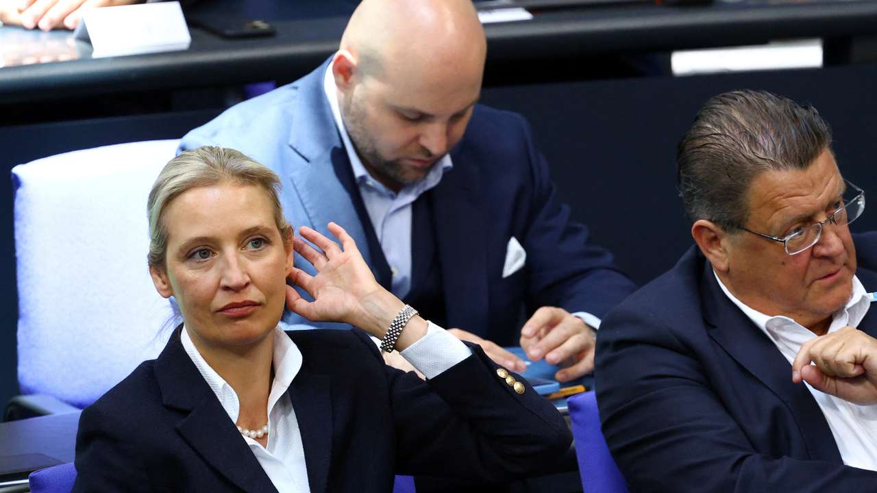 Election of a new German Chancellor, in Berlin