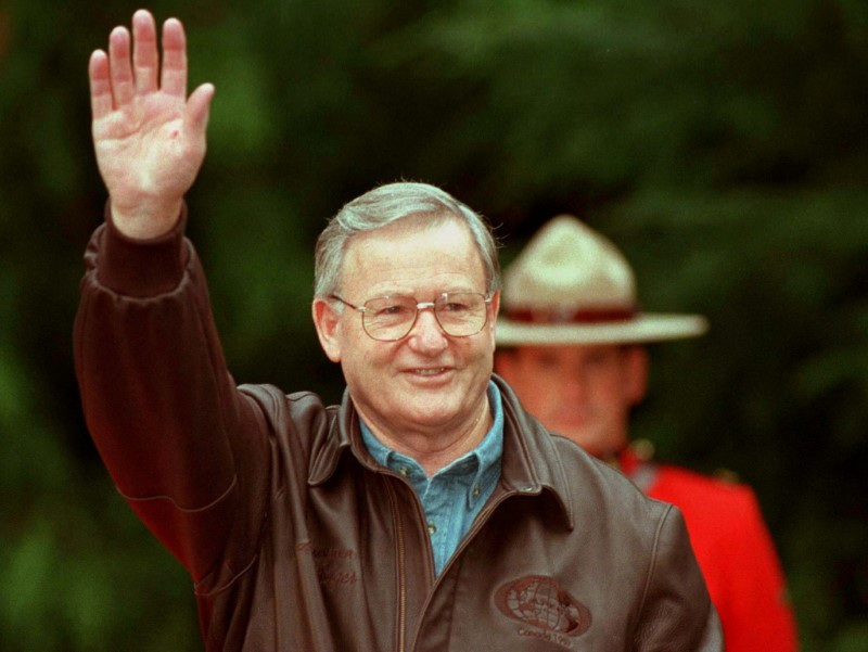 FILE PHOTO: New Zealand Prime Minister Jim Bolger