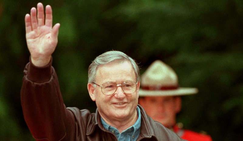 FILE PHOTO: New Zealand Prime Minister Jim Bolger