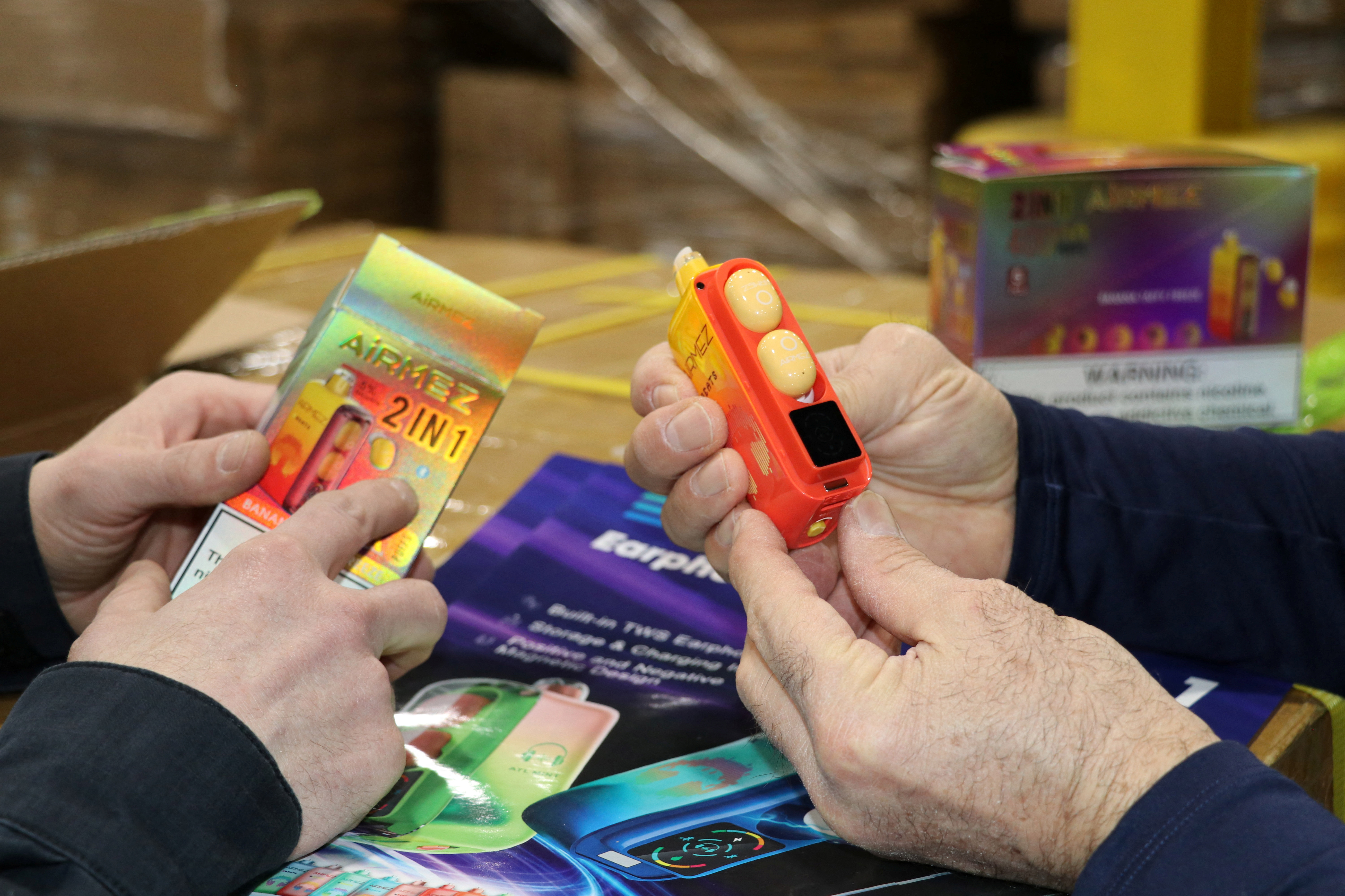 How middlemen funnel illegal Chinese vapes into the US