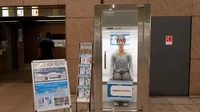 Inside Japan's Human Refrigerator Cooling Booth Innovation