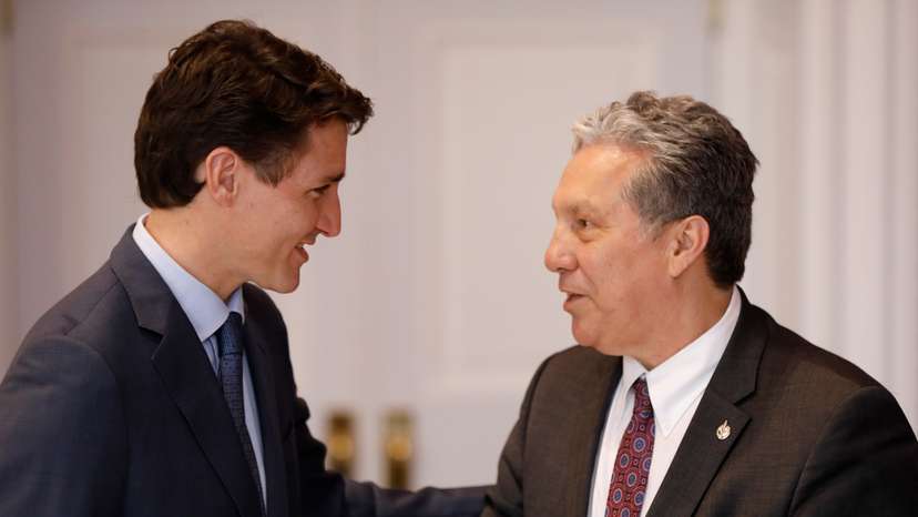 Canada's Prime Minister Justin Trudeau's new cabinet is sworn-in at Rideau Hall in Ottawa