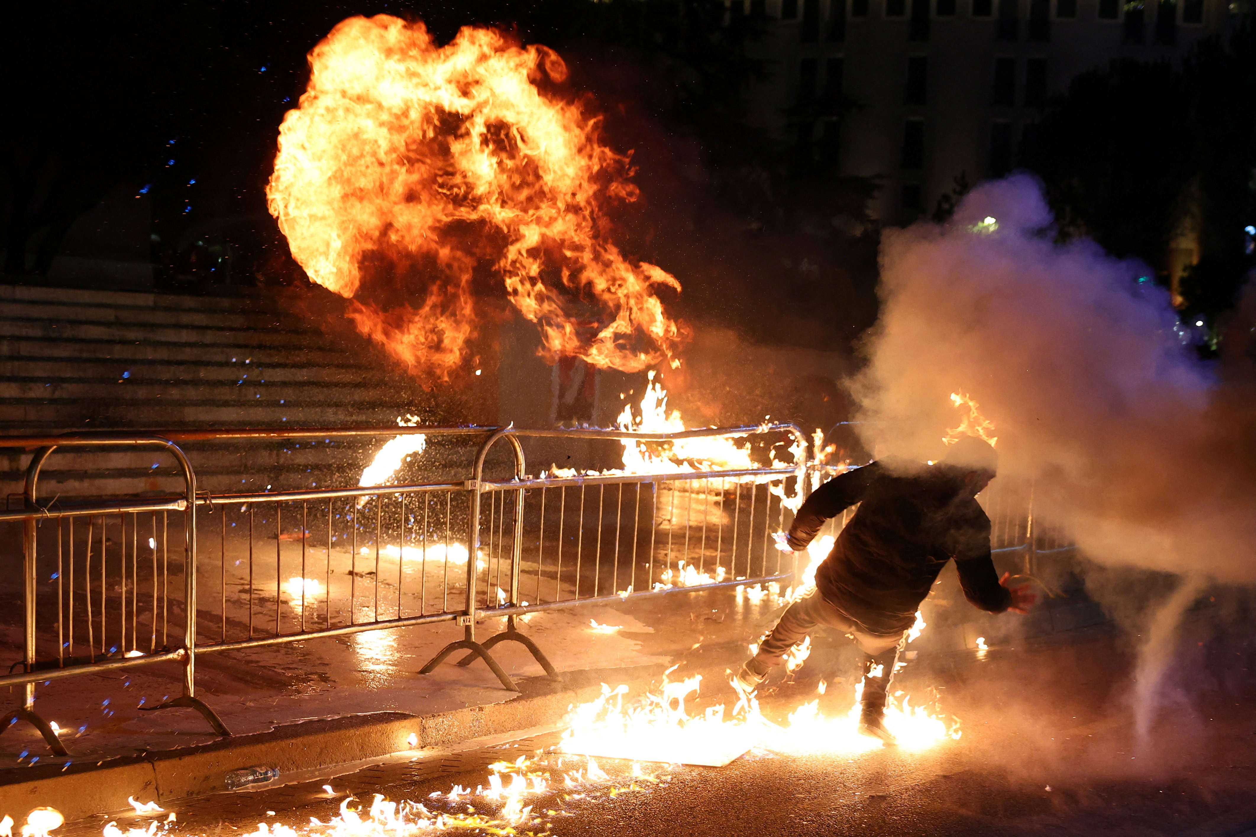 Anti-government protest in Tirana