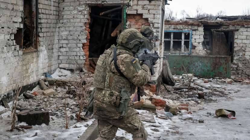 Foreign volunteers, aspiring drone pilots of the Armed Forces of Ukraine, attend basic military training in Kharkiv region