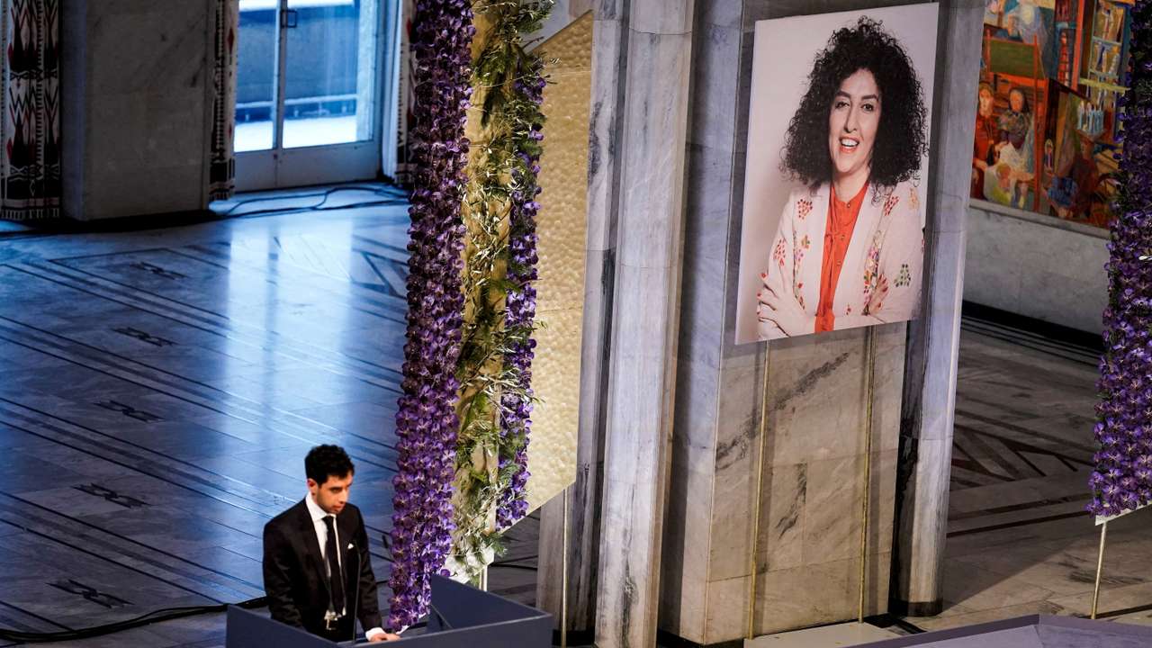 FILE PHOTO: Nobel Peace Prize 2023 award ceremony in Oslo