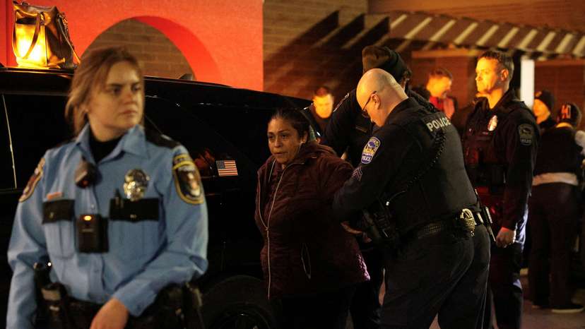 Protest against ICE, in Minnesota