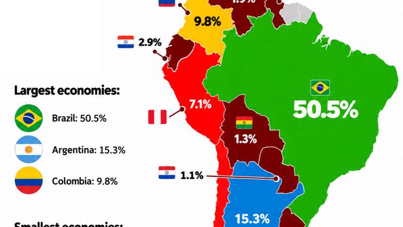 Brazil alone accounts for about half of South America’s economy