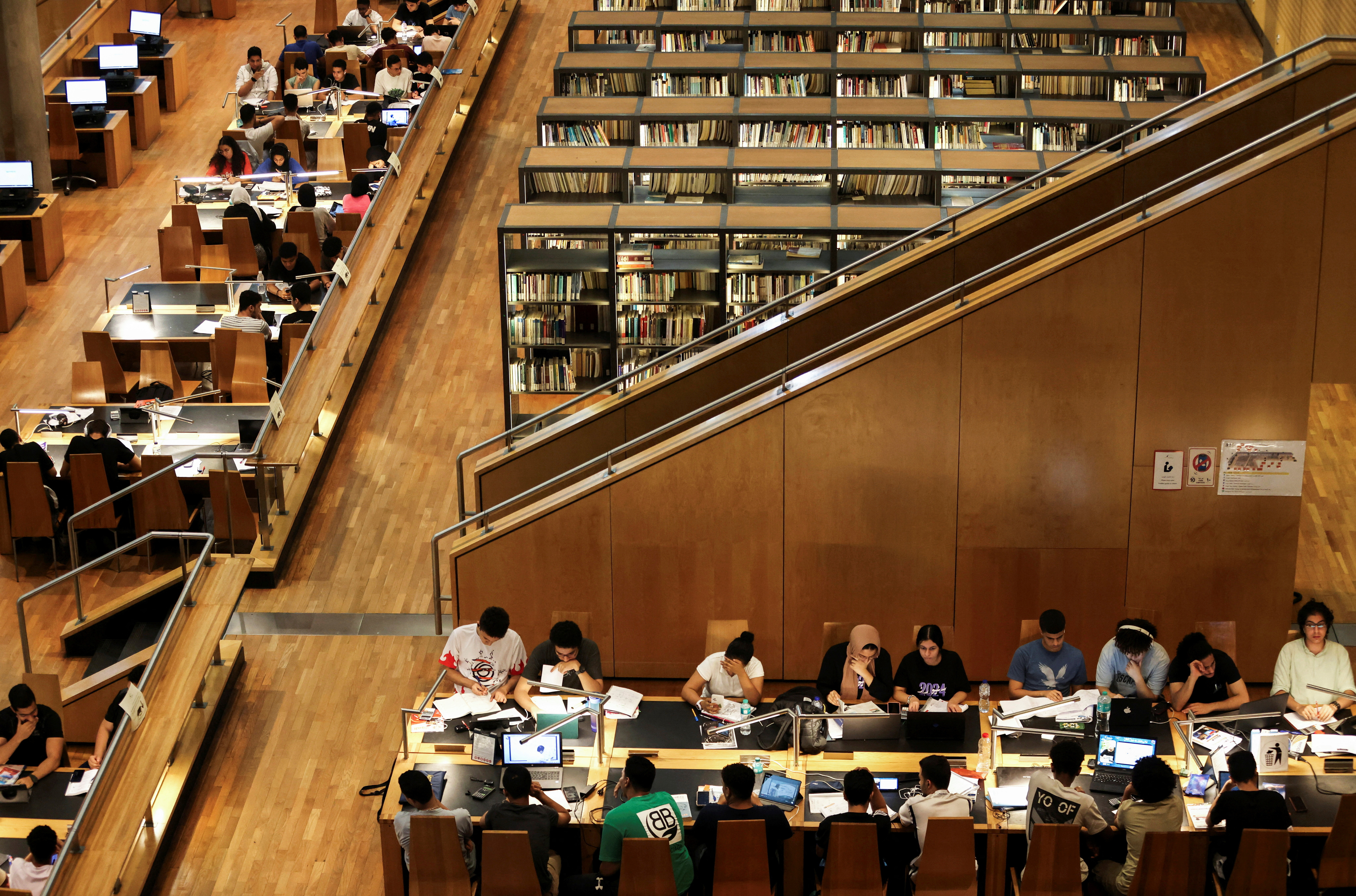 Churches, cafes in Egypt open doors for high school students to study amid power cuts