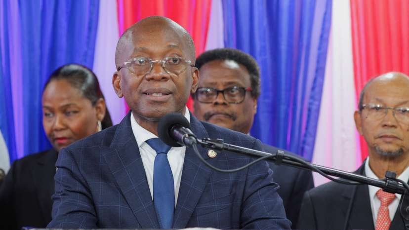 Ceremony to install Haiti's Transitional Council